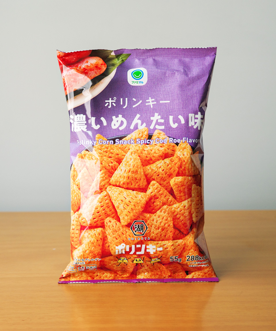 패밀리마트 포린키 진한 명란맛 55g 편의점 일본 간식