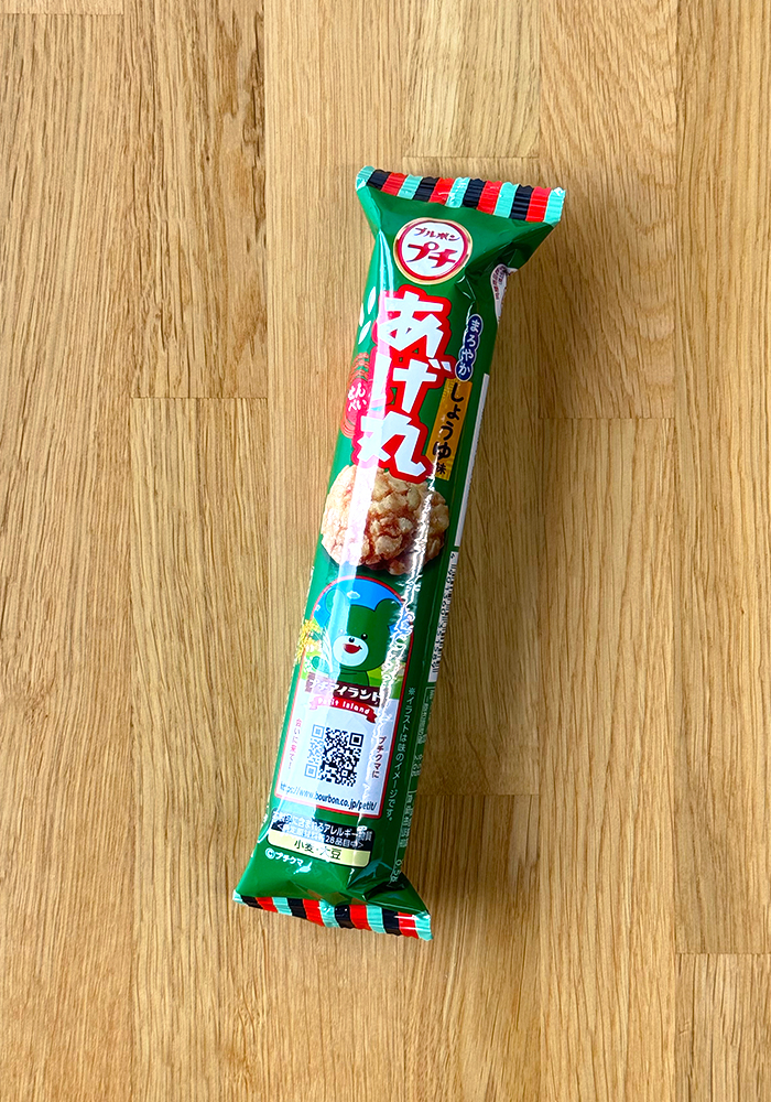 부르봉 쁘띠 일본 간식 푸치 아게마루 간장, 26g, 1개