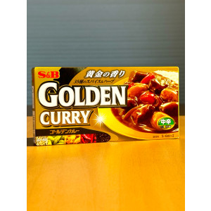 [ 에스비 ] 골든 커리 중간매운맛 198g / 일본 S&B 고체 카레