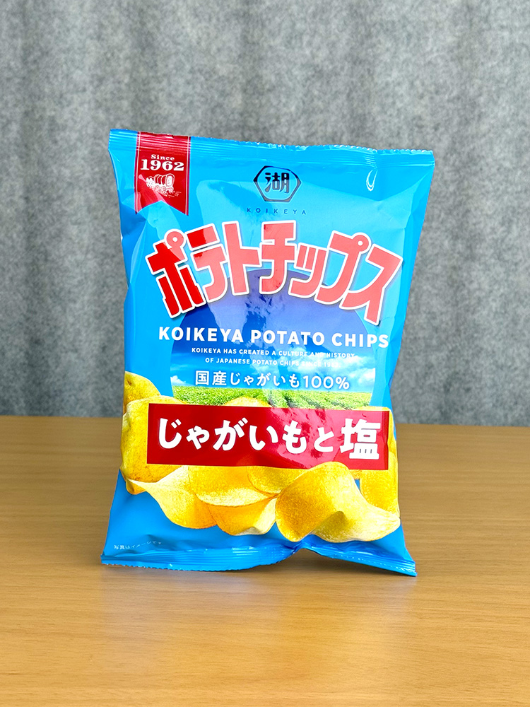 일본 간식 코이케야 포테이토칩 소금맛 60g 감자칩