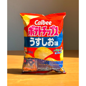 일본 가루비 포테이토칩 간식 연한 소금맛, 60g, 1개