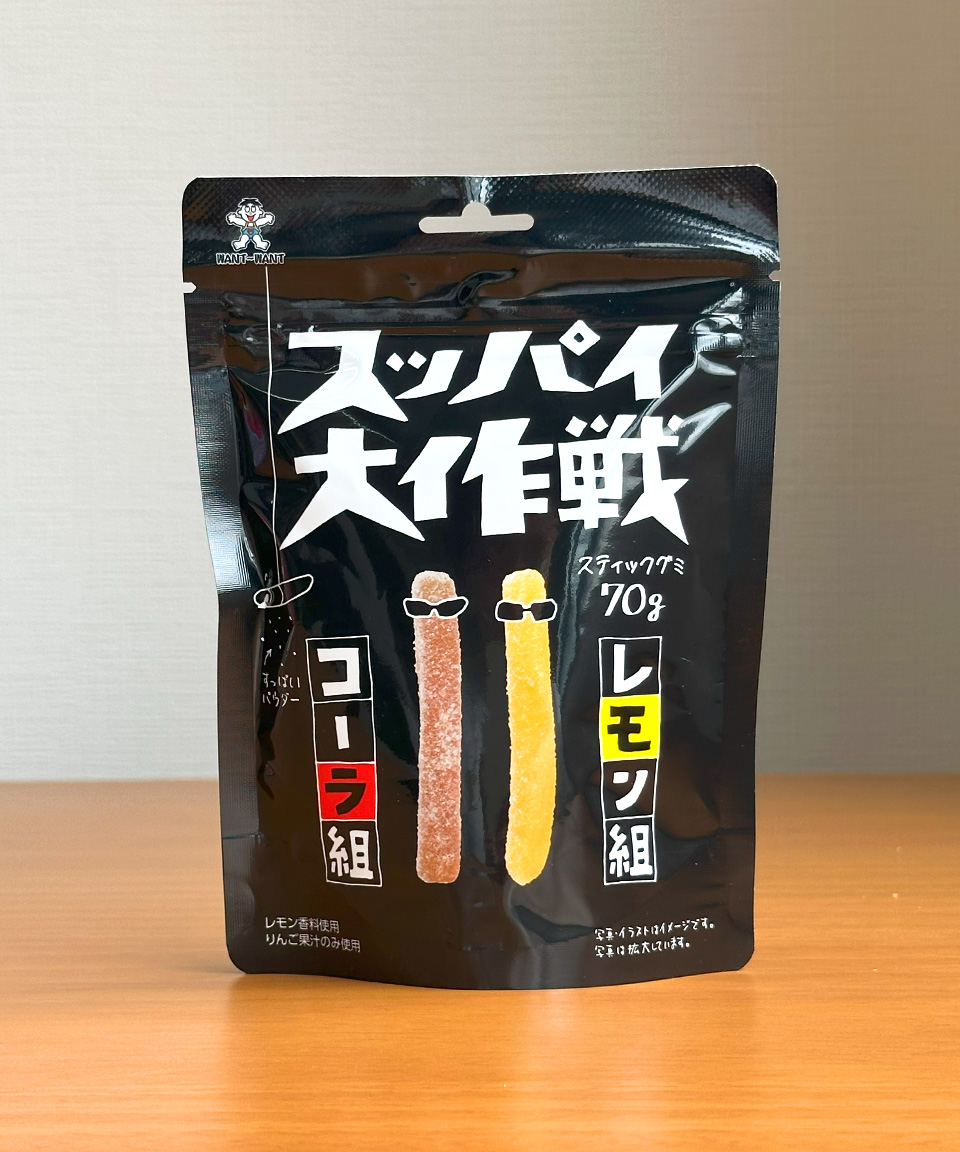 일본 젤리 왕왕재팬 슷파이 대작전 콜라 / 레몬, 70g, 1개