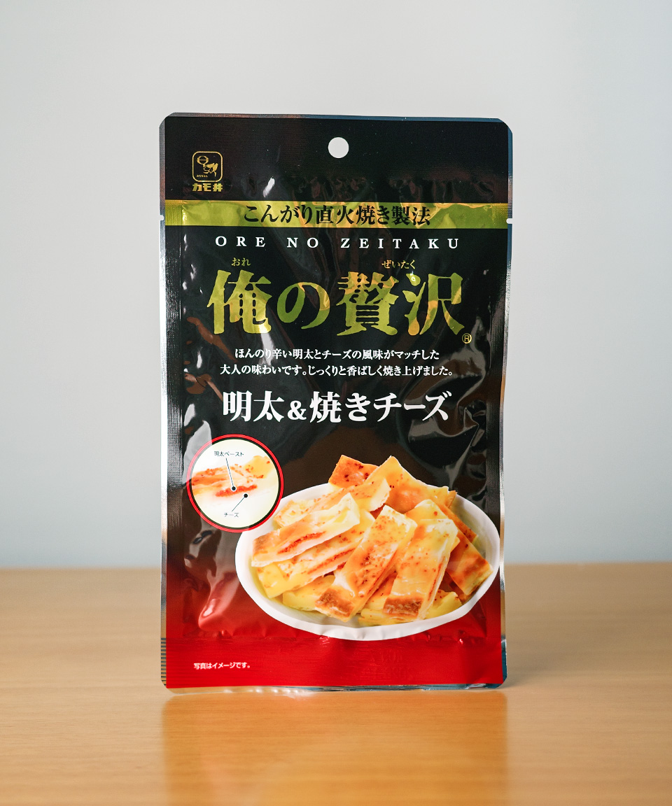 카모이 오레노 제이타쿠 명란 & 구운 치즈 40g 일본 안주