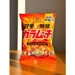 [ 코이케야 ] 아마카라 무겐 카라무쵸 양념타레 치킨 53g / 40주년 카라무쵸 / 일본 과자