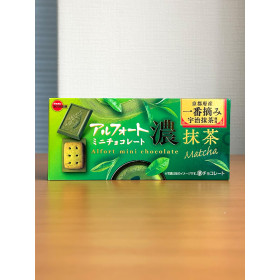일본 부르봉 알포트 미니 초콜릿 진한 말차, 60g, 1개