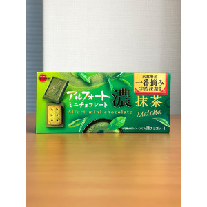 일본 부르봉 알포트 미니 초콜릿 진한 말차, 60g, 1개