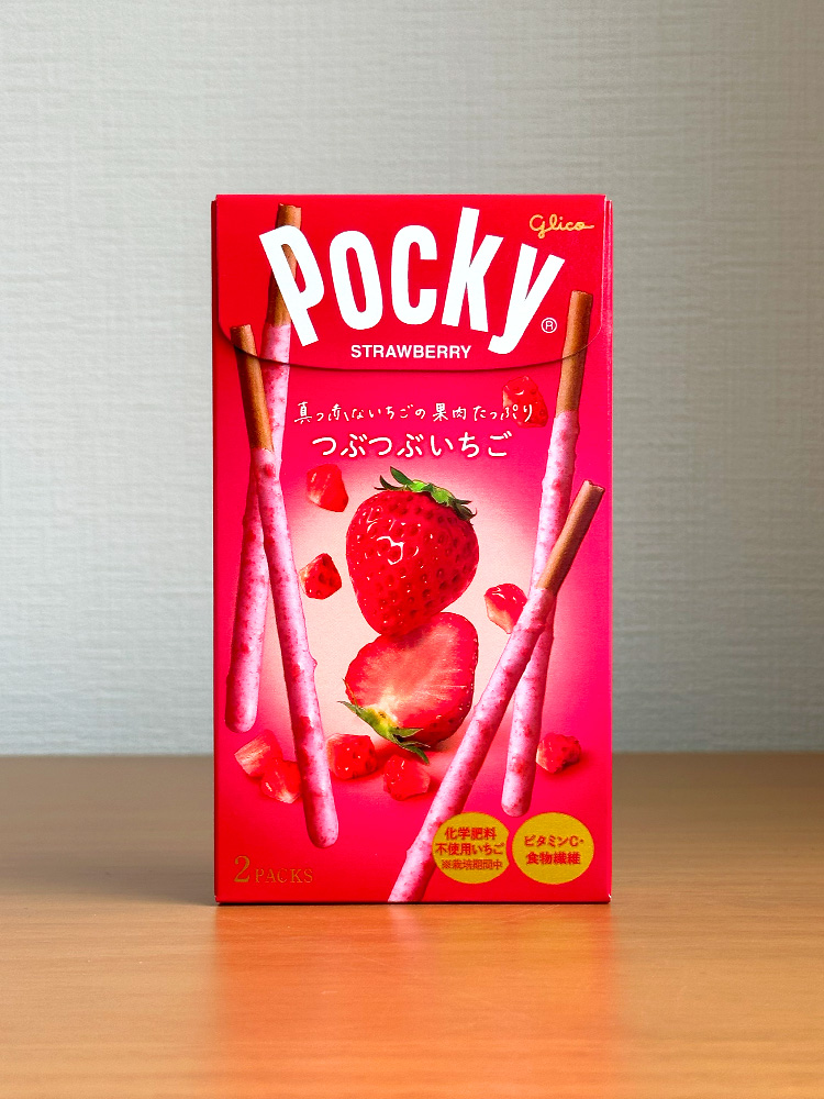 일본 빼빼로 글리코 포키 츠부츠부 딸기, 55g, 1개
