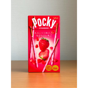 일본 빼빼로 글리코 포키 츠부츠부 딸기, 55g, 1개