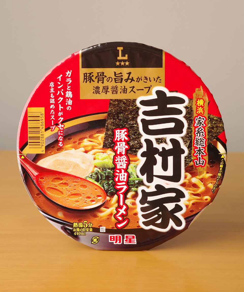 일본 컵라면 로손 요시무라야 돈코츠 쇼유, 111g, 1개