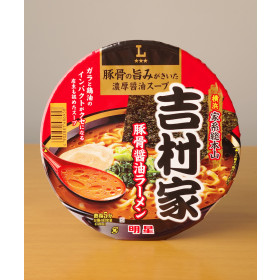 일본 컵라면 로손 요시무라야 돈코츠 쇼유, 111g, 1개