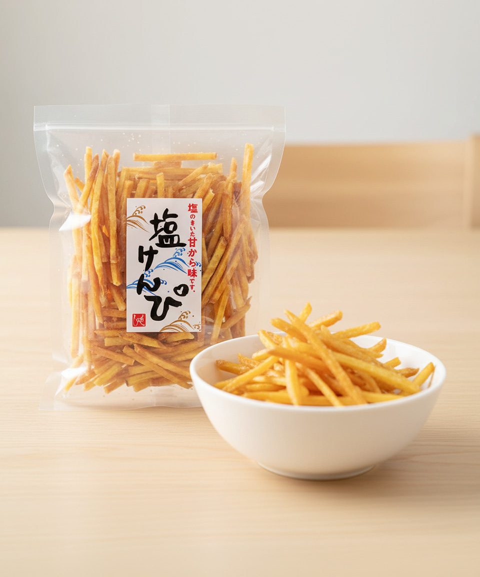 칼디 시오켄피 155g 소금 고구마 스틱 일본 간식