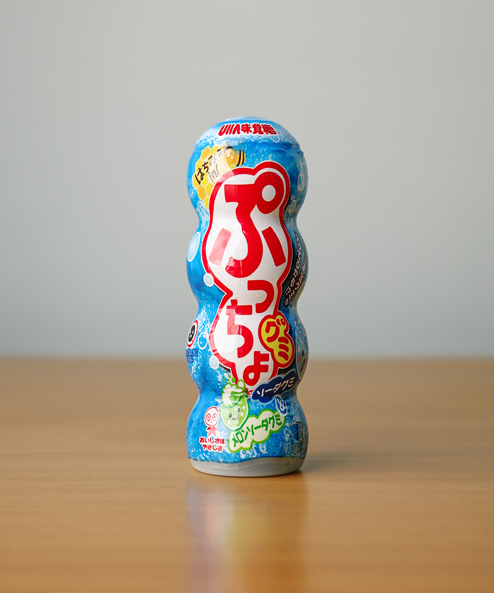 UHA 푸쵸 구미 일본 젤리 소다 멜론, 40g, 1개