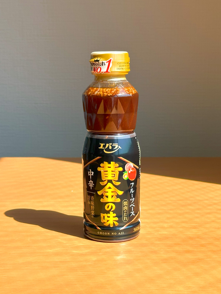 [ 에바라 ] 황금의 맛 중간 매운맛 360g / 매콤달콤 고기소스 / 일본 소스