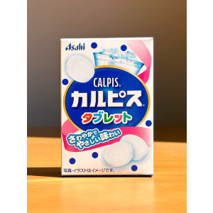 [ 아사히 ] 칼피스 타블렛 18개입 / 칼피스맛 캔디 / 일본 사탕