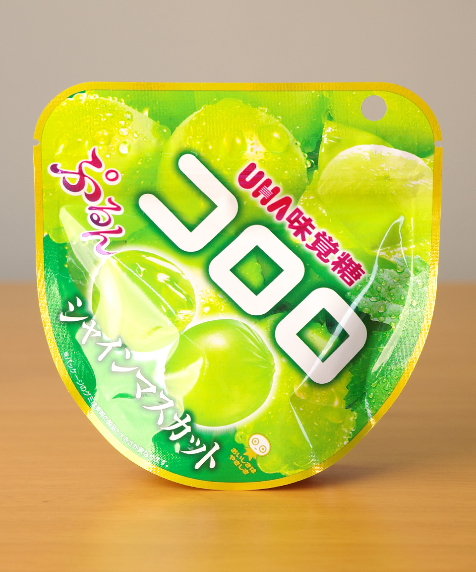 일본 젤리 UHA 미각당 코로로 샤인머스켓, 48g, 1개