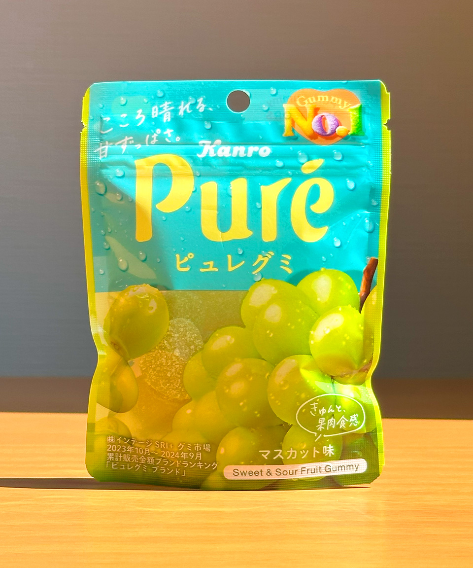 일본 젤리 칸로 퓨레구미 샤인머스켓, 56g, 1개