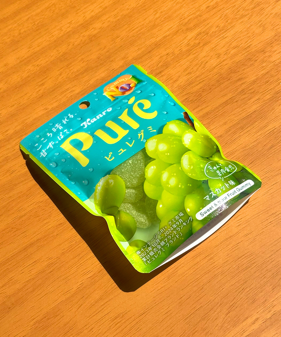 일본 젤리 칸로 퓨레구미 샤인머스켓, 56g, 1개