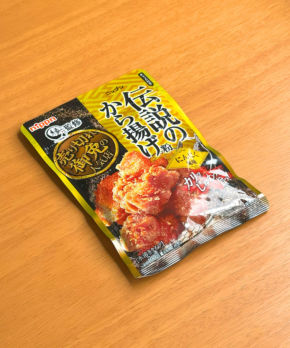 닛푼 전설의 가라아게 가루 마늘맛 100g 일본 치킨가루