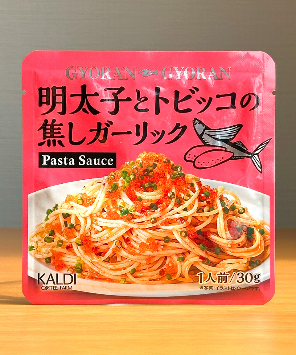 칼디 명란&날치알 갈릭 파스타 소스 30g 일본 소스