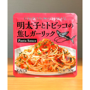 칼디 명란&날치알 갈릭 파스타 소스 30g 일본 소스