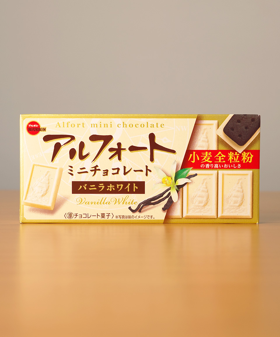 일본 부르봉 알포트 미니 초콜릿 바닐라 화이트, 55g, 1개