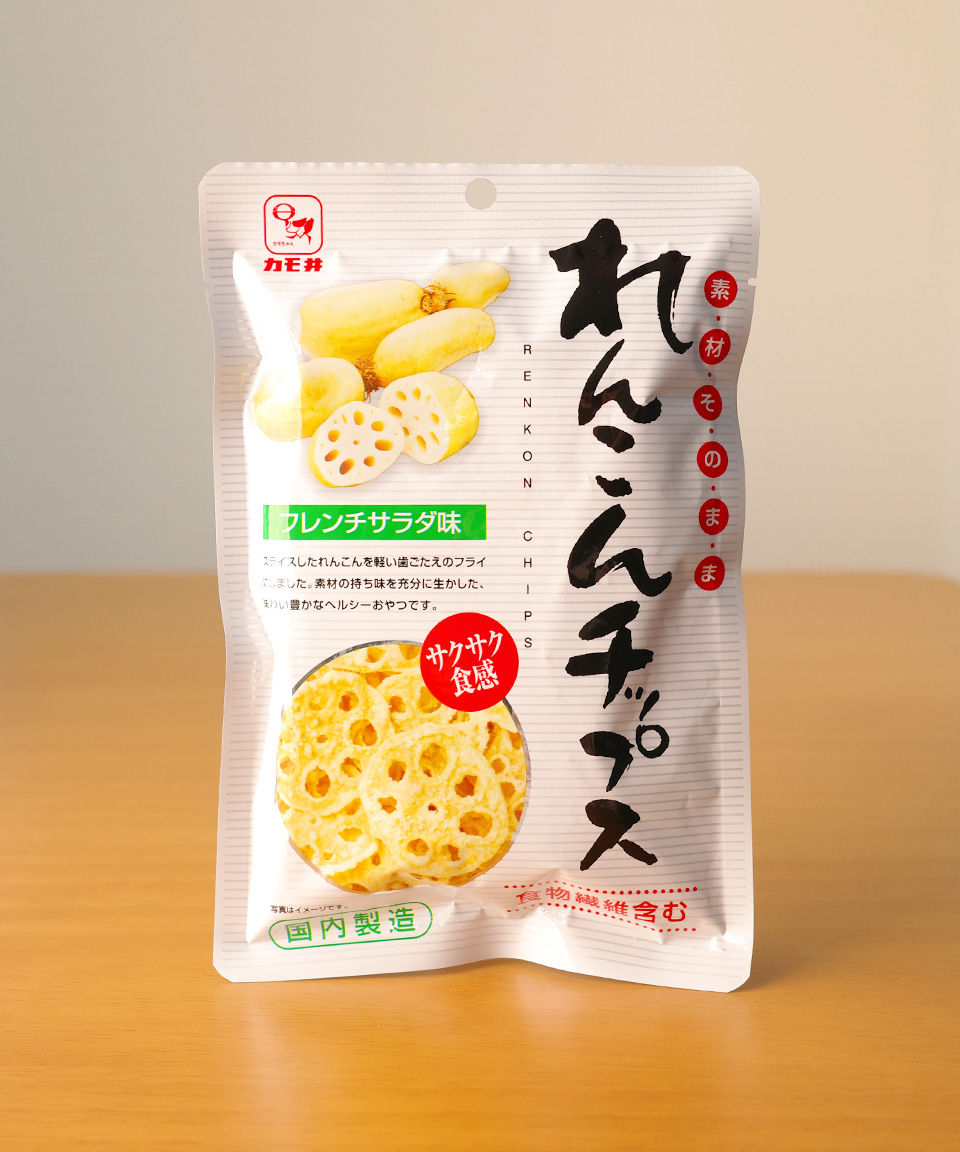 칼디 카모이 연근칩 프렌치 샐러드맛 22g 일본 간식
