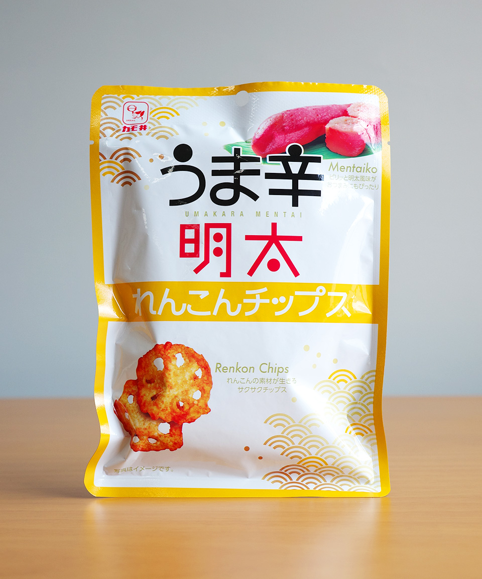 칼디 카모이 매콤 명란 연근칩 27g 일본 간식