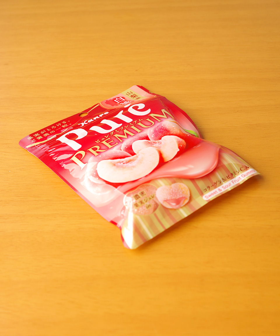 일본 젤리 칸로 퓨레구미 프리미엄 백도, 54g, 1개