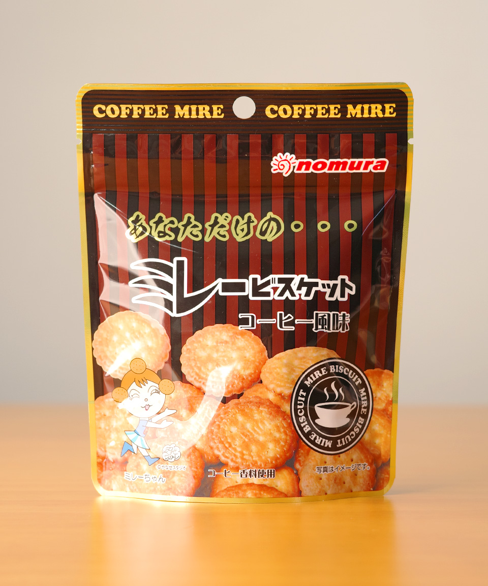 일본 과자 노무라 미레 비스킷 커피맛 40g