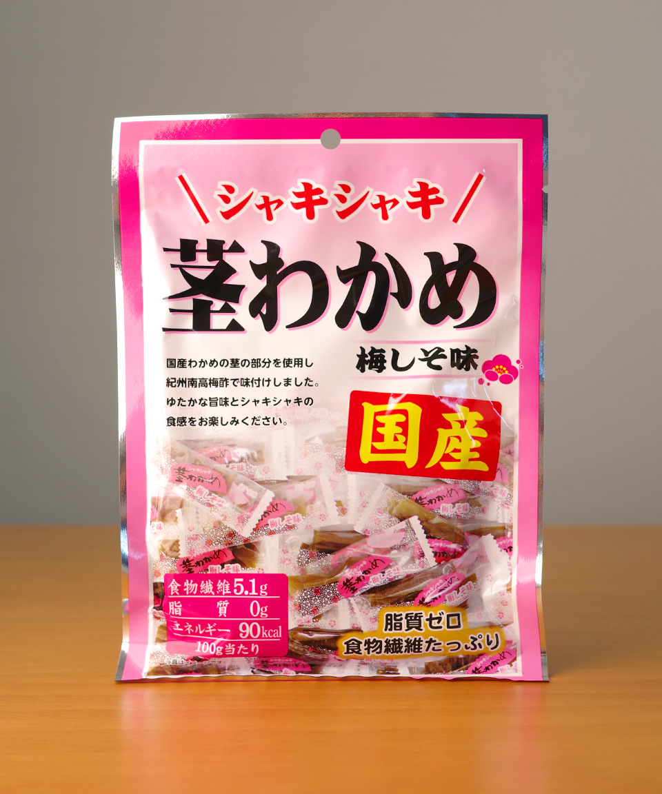 일본 안주 소칸 샤키샤키 쿠키 와카메 우메시소맛 68g 미역 줄기