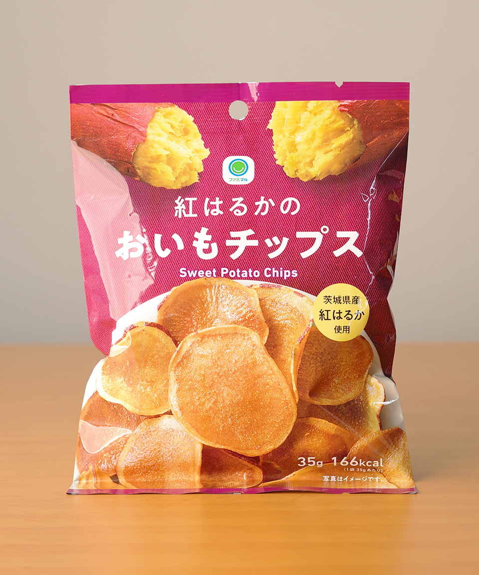패밀리마트 꿀고구마 칩 35g 일본 편의점 간식