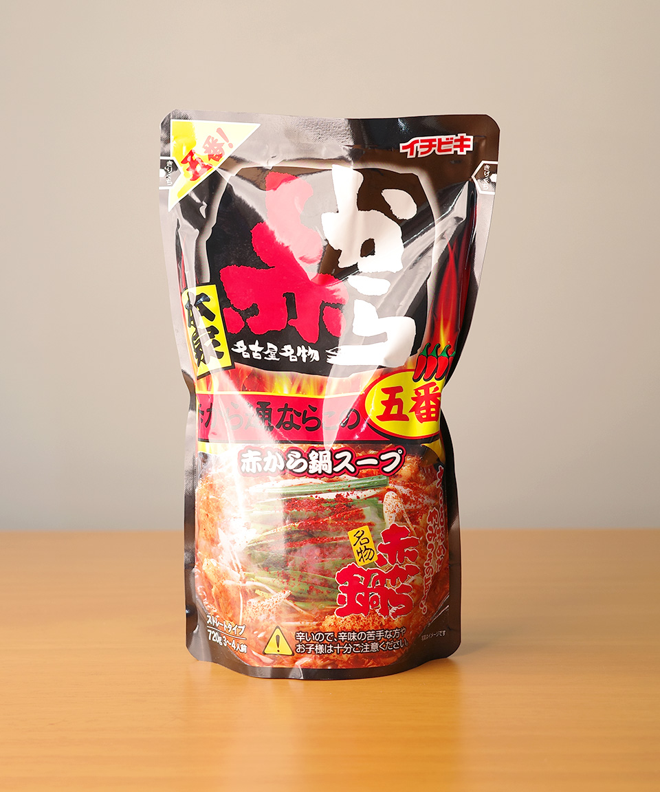 Sale 이치비키 아카카라 모츠나베 육수 맵기 5단계 720g 일본 매운 전골