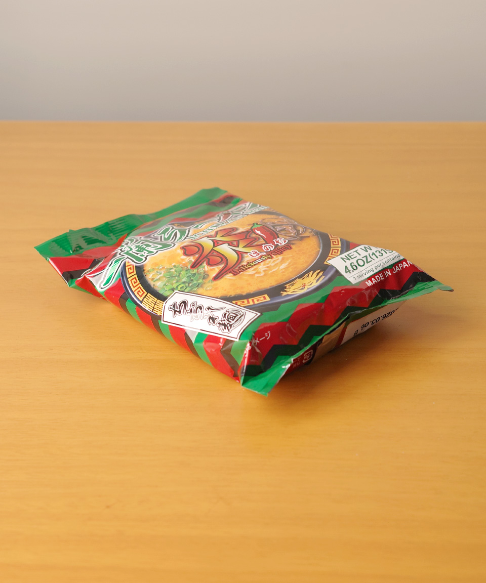 이치란 불꽃 매운맛 131g 일본 봉지라면