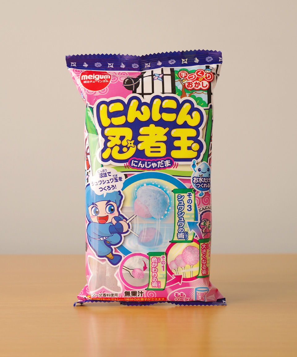 가루쿡 메이지 닌닌 닌자 구슬 복숭아 소다맛 15g 일본 간식
