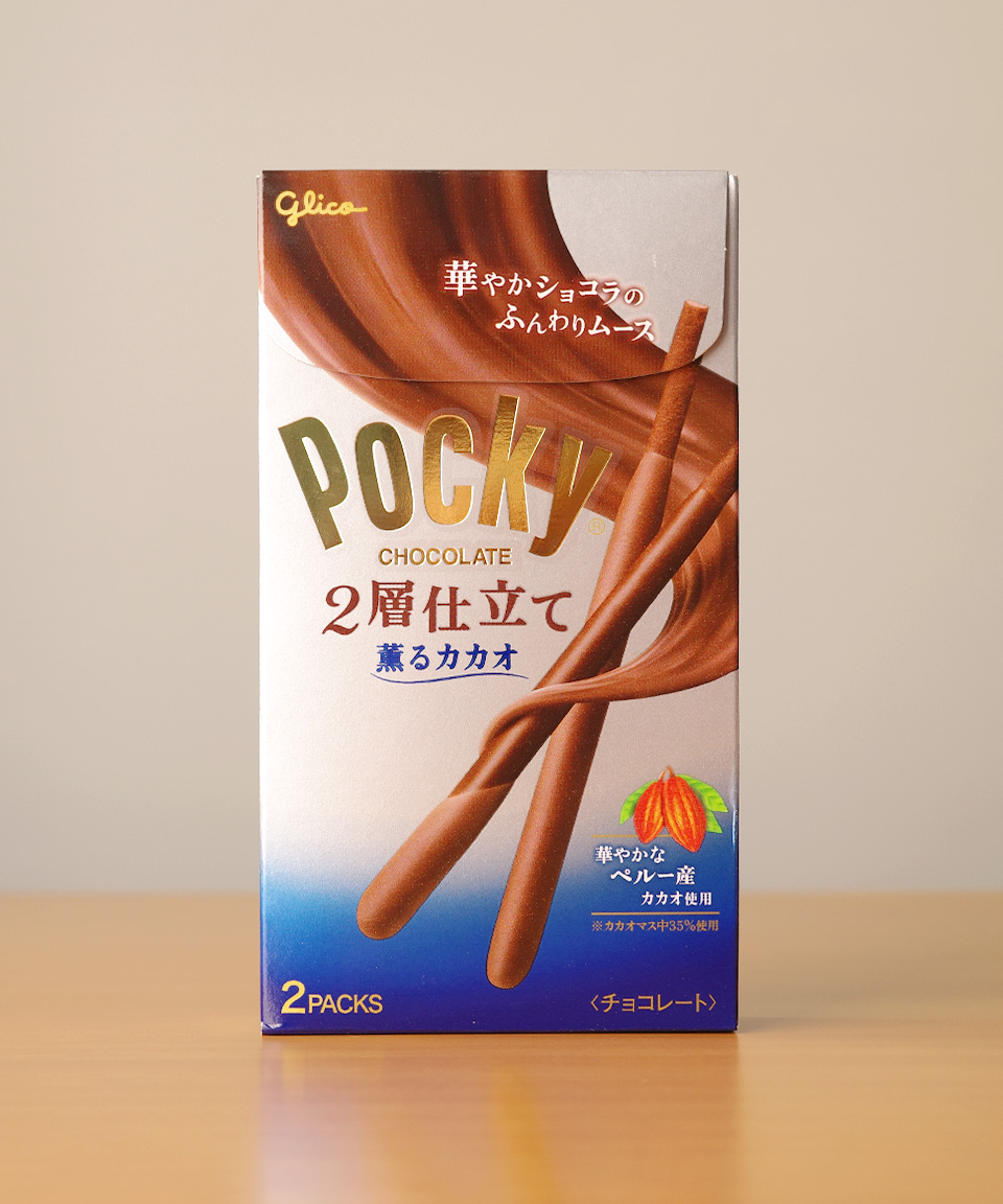 일본 빼빼로 글리코 포키 2중 카카오, 50g, 1개