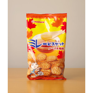 일본 과자 노무라 미레 비스킷 메이플, 120g, 1개