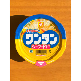 일본 컵라면 마루짱 완탕 씨푸드, 35g, 1개