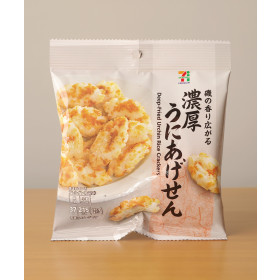 세븐일레븐 진한 우니 아게센 37g 성게맛 쌀과자 일본 편의점 전병