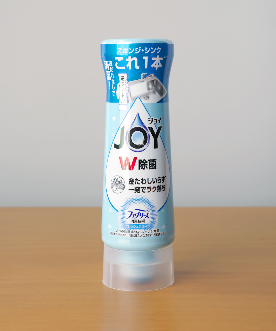 일본 조이 JOY 주방세제 컴팩트 W 거꾸로 보틀 프레쉬 클린 본품, 290ml, 1개