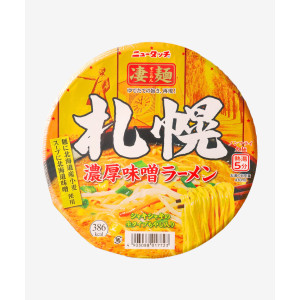 일본 컵라면 뉴타치 스고멘 삿포로 미소 라멘, 164g, 1개