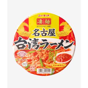 일본 컵라면 뉴타치 스고멘 나고야 대만 라멘, 127g, 1개