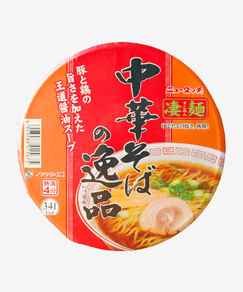 일본 컵라면 뉴타치 스고멘 중화소바, 116g, 1개