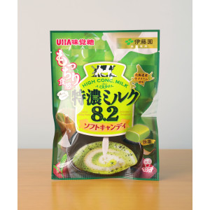 일본 사탕 UHA 특농 밀크 8.2 소프트 캔디 말차 67g