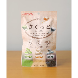 다이마루 사쿠토 말차 & 키나코 & 검은깨 55g 일본 사탕