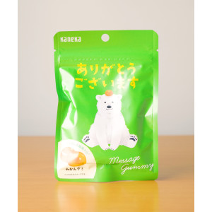 일본 젤리 카네카 메세지 구미 귤, 40g, 1개