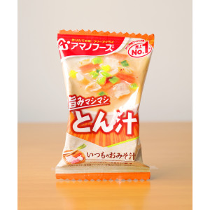 아마노푸드 미소시루 큐브 톤지루, 10.5g, 1개