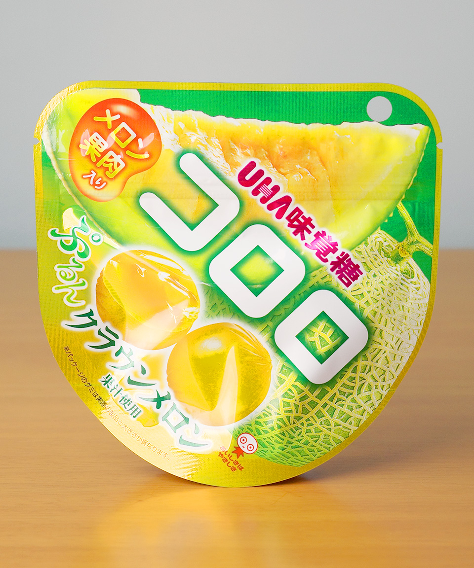 일본 젤리 UHA 미각당 코로로 크라운 메론, 40g, 1개