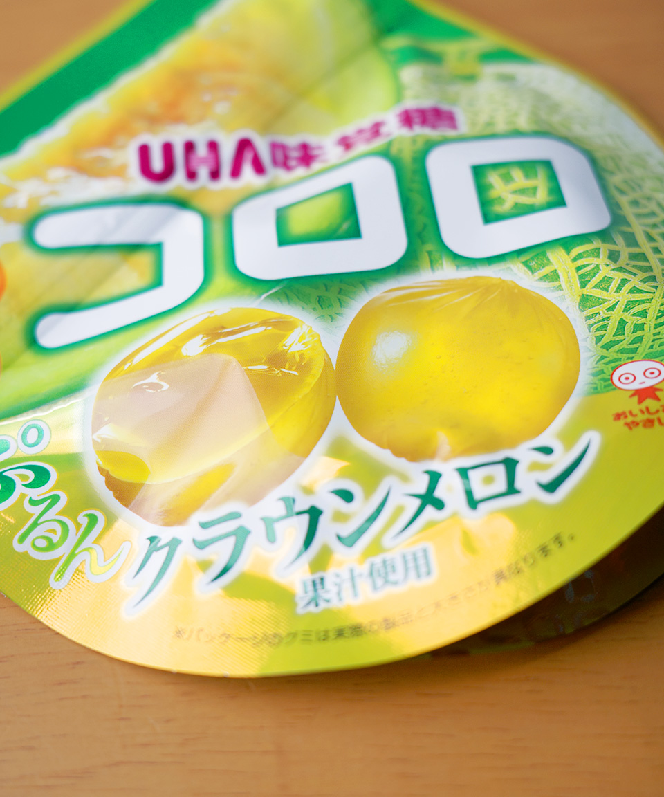 일본 젤리 UHA 미각당 코로로 크라운 메론, 40g, 1개