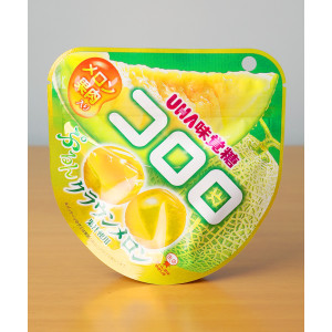 일본 젤리 UHA 미각당 코로로 크라운 메론, 40g, 1개