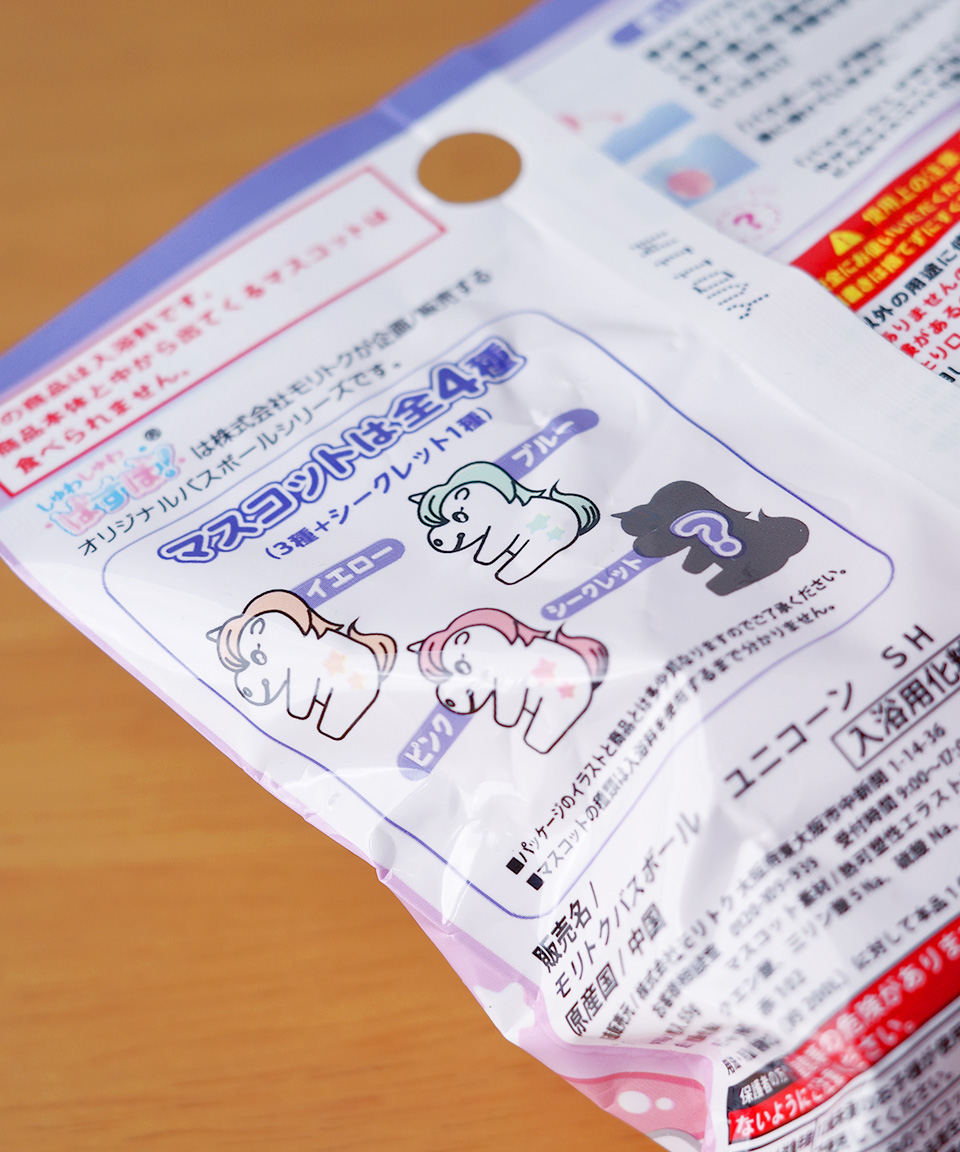 일본 입욕제 유니콘 복숭아향 1개입 바스볼